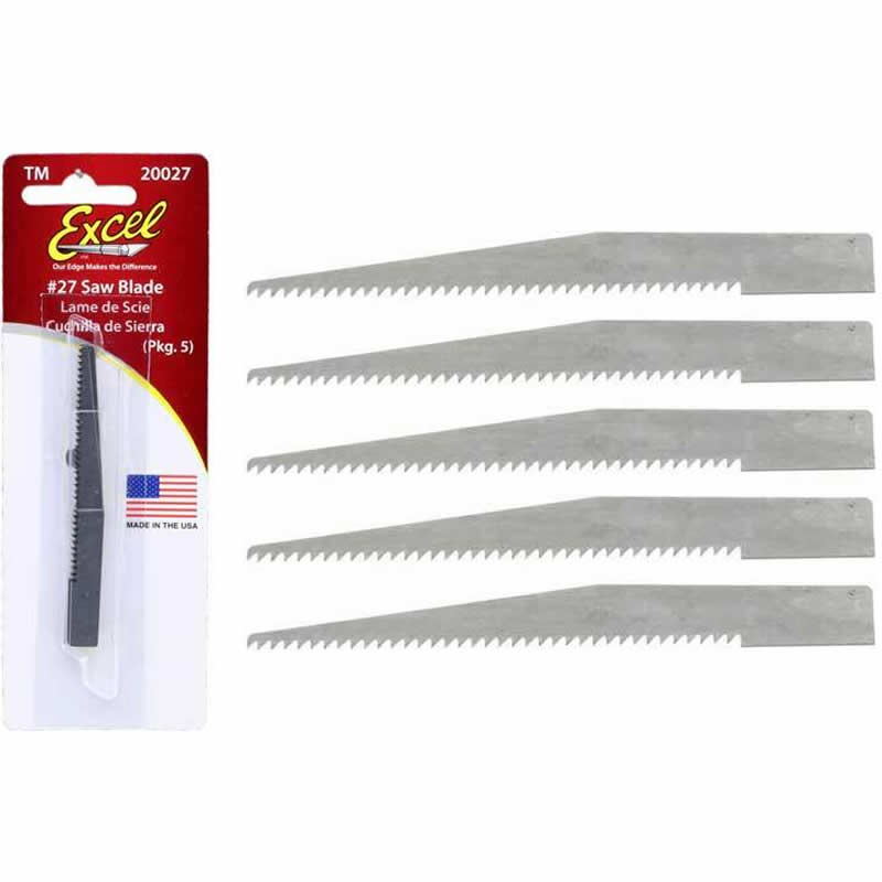 Exl20027 B27 Knife Sawblades 5pk Excel Hobby Tools Main Image