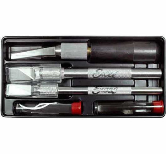 EXL44090 Wood Carving Professional Tool Set in Plastic Tray Excel Tools Main Image