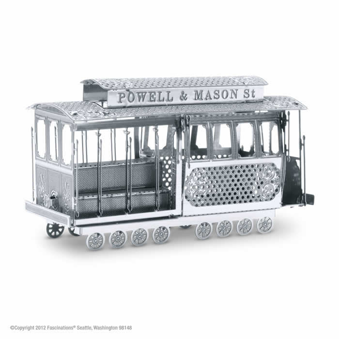 FASMMS002 Cable Car 3D Metal Model Kit Metal Earth Series Fascinations Main Image