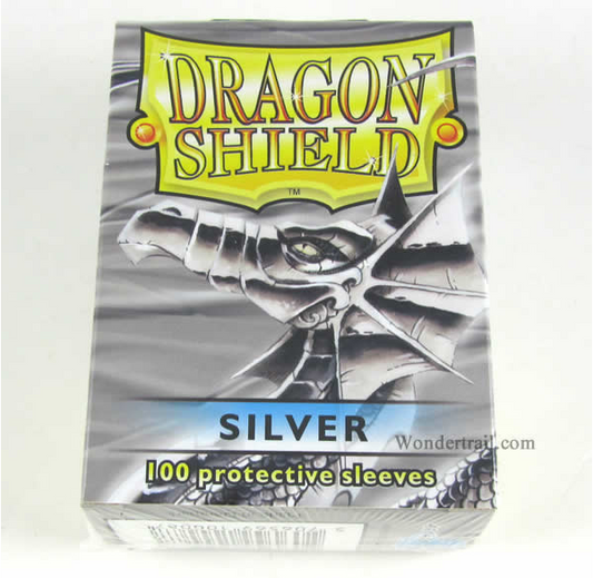 FFGDSH08 Dragon Shields Silver Standard 100 Card Sleeves