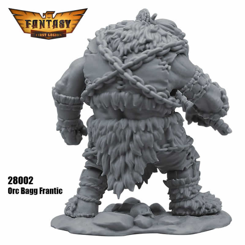 FLM28002 Orc Bagg Frantic Figure Kit 28mm Heroic Scale Miniature Unpainted 5th Image
