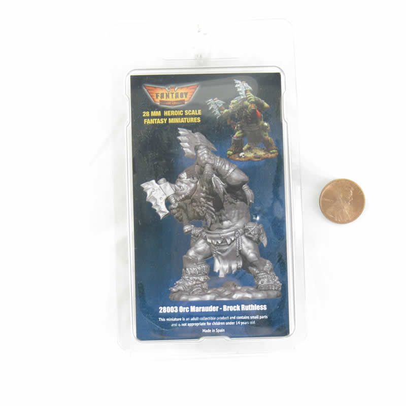 FLM28003 Orc Brock Ruthless Figure Kit 28mm Heroic Scale Miniature Unpainted 3rd Image