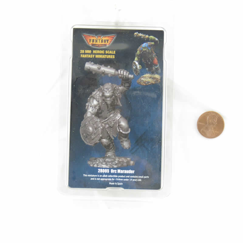 FLM28005 Orc Marauder Figure Kit 28mm Heroic Scale Miniature Unpainted 3rd Image