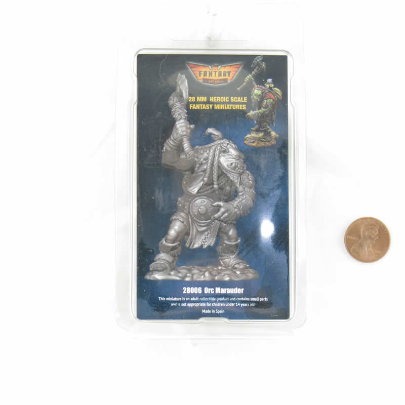 FLM28006 Orc Marauder Figure Kit 28mm Heroic Scale Miniature Unpainted 3rd Image