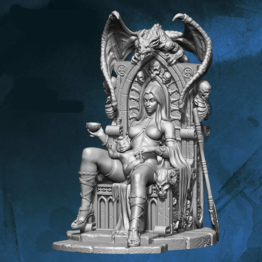 FLM28041 The Future Prince Of Darkness Figure Kit 28mm Heroic Scale Miniature Unpainted First Legion Main Image