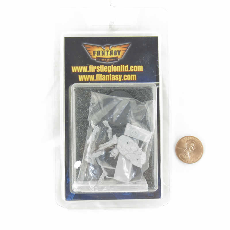 FLM28042 Skeleton Warrior Figure Kit 28mm Heroic Scale Miniature Unpainted 2nd Image