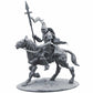 FLM28057 Mounted Skeleton Warrior Figure Kit 28mm Heroic Scale Miniature Unpainted Main Image
