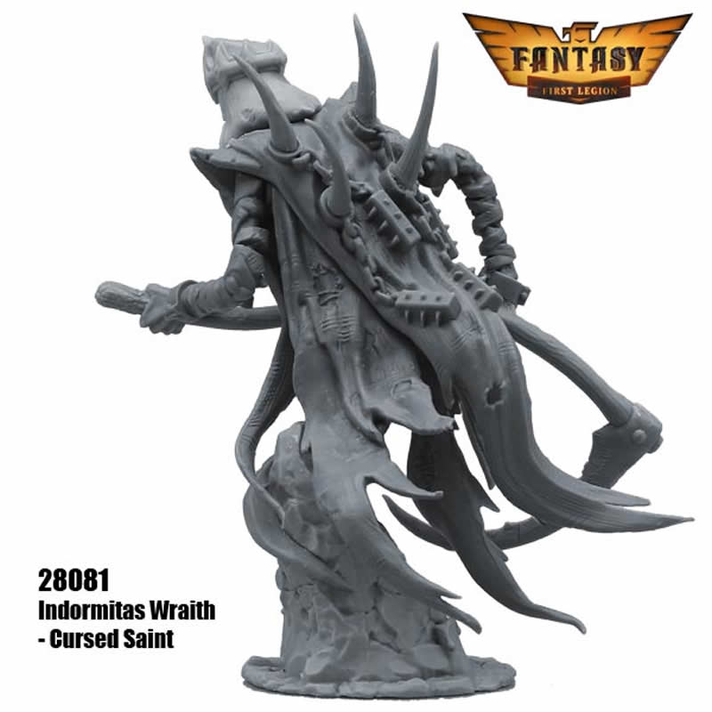 FLM28081 Indormitas Wraith Cursed Saint Figure Kit 28mm Heroic Scale Miniature Unpainted 5th Image