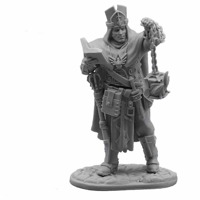 FLM28122 Azagon The Enlightened Figure Kit 28mm Heroic Scale Miniature Unpainted Main Image