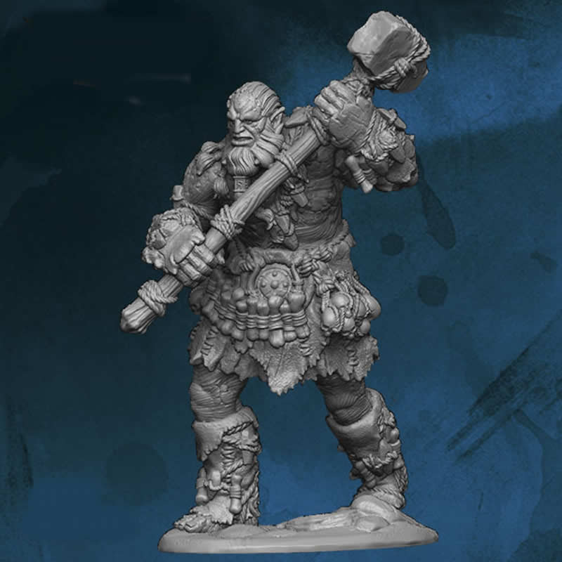 FLM28127 Stone Giant Figure Kit 28mm Heroic Scale Miniature Unpainted Main Image