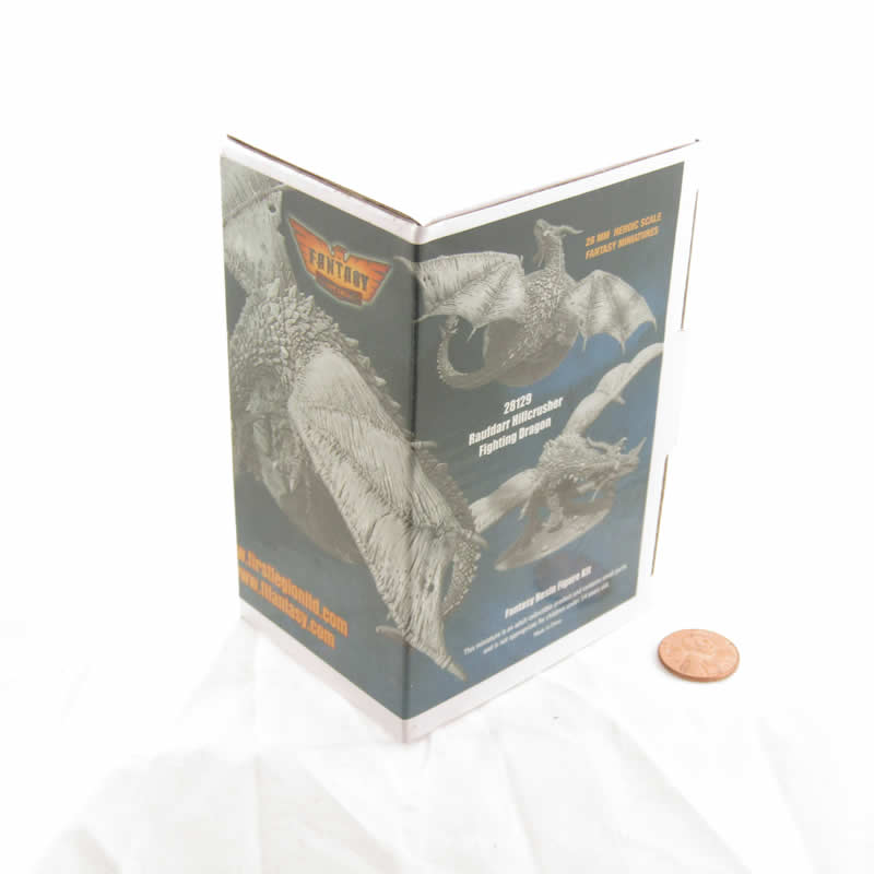 FLM28129 Raufdarr Hillcrusher Fighting Dragon Figure Kit 28mm Heroic Scale Miniature Unpainted 2nd Image