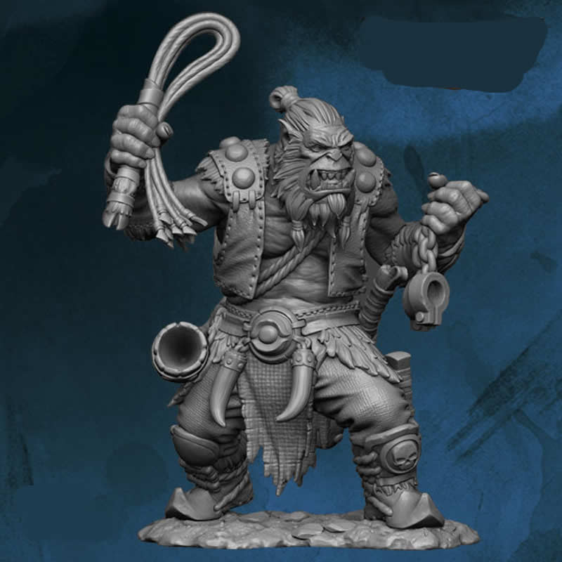 FLM28178 Orc Slaver Figure Kit 28mm Heroic Scale Miniature Unpainted Main Image