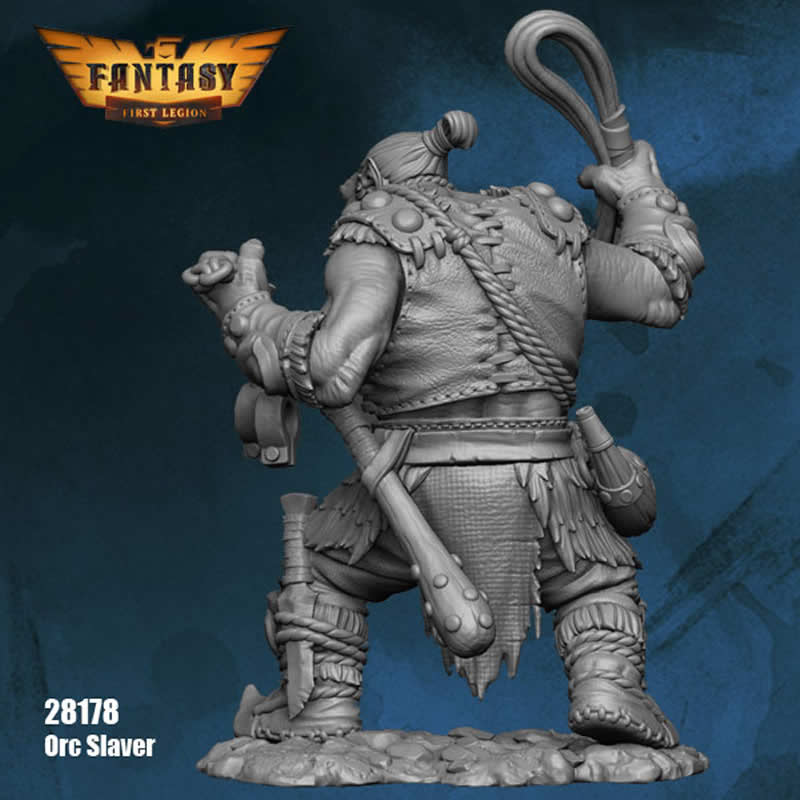 FLM28178 Orc Slaver Figure Kit 28mm Heroic Scale Miniature Unpainted 4th Image