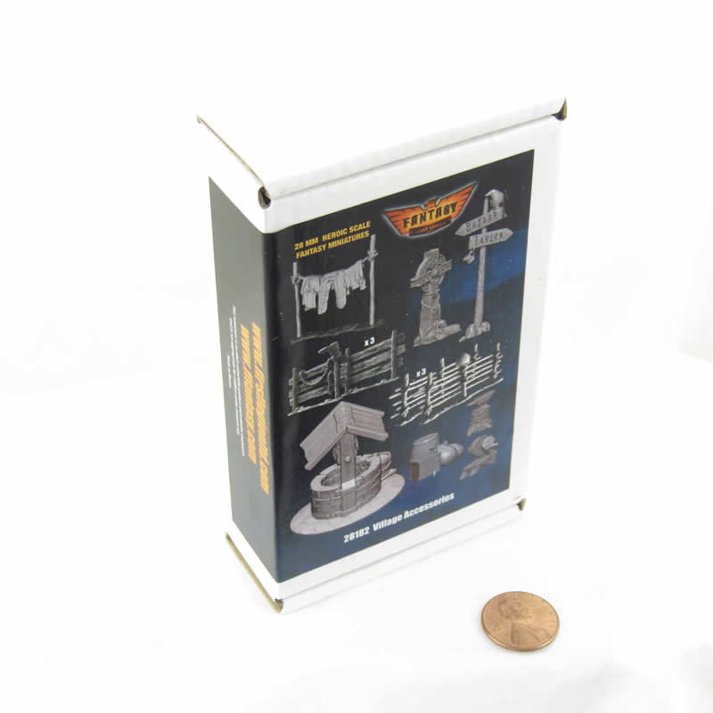 FLM28182 Village Accessory Set 28mm Heroic Scale Miniature Unpainted 3rd Image