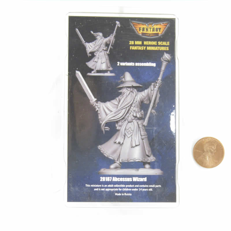 FLM28187 Abcessus Wizard Figure Kit 28mm Heroic Scale Miniature Unpainted 3rd Image