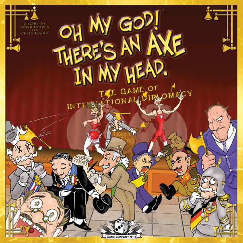 GASGC3AX01 Oh My God! There is an Axe in my Head Board Game Main Image