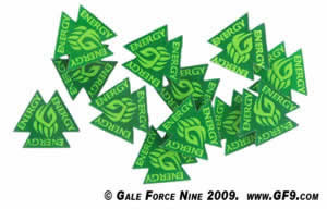 GF951025 Druidic Green WarClaws Energy Pack Tokens Main Image