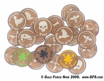 GF961010 Aurlok Nation Alkemy Token Set by Gale Force 9 Main Image