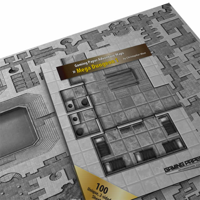 GGP6120 Mega Dungeon 1 Adventure Maps Main Image