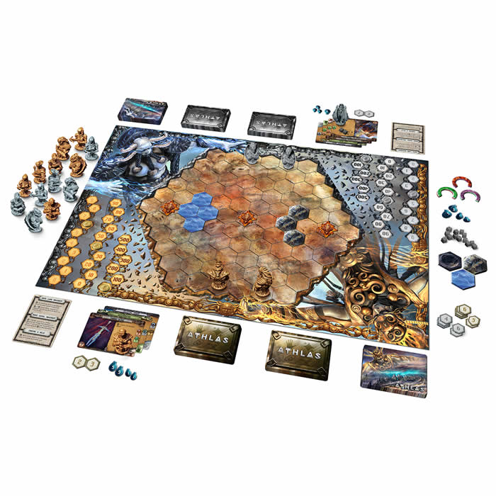 GOL1009 Athlas Duel For Divinity Board Game Golden Egg Games 2nd Image