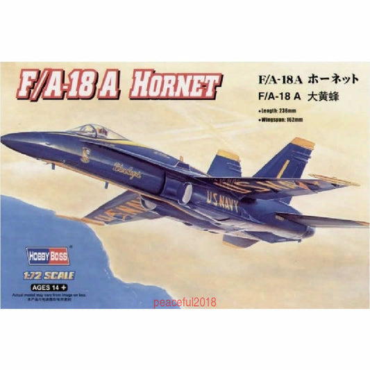 HBM80268 F/A-18A Hornet 1/72 Scale Plastic Model Kit Hobby Boss Main Image