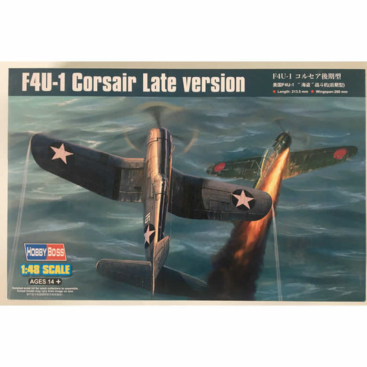 HBM80382 F4U-1 Corsair 1/48 Scale Plastic Model Kit Hobby Boss Main Image