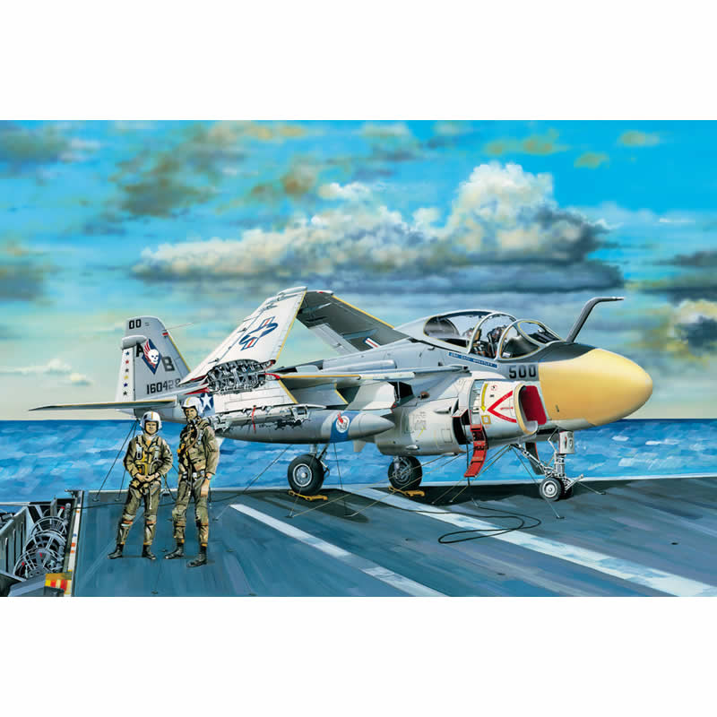 HBM81709 A-6E Intruder 1/48 Scale Plastic Model Airplane Kit Hobby Boss Main Image