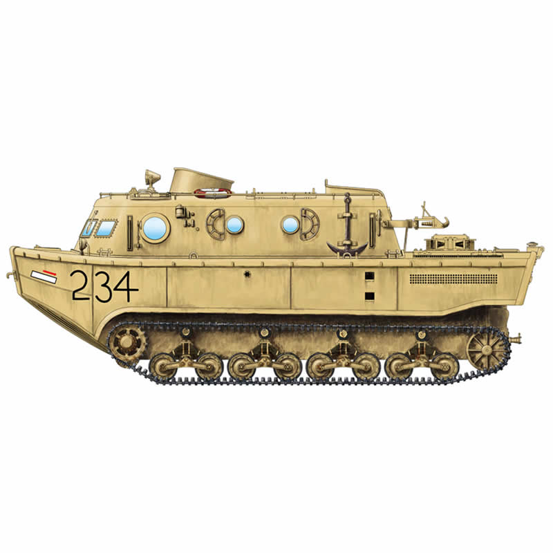 HBM82918 Land Wasser Schlepper 1/72 Scale Plastic Model Kit Hobby Boss Main Image