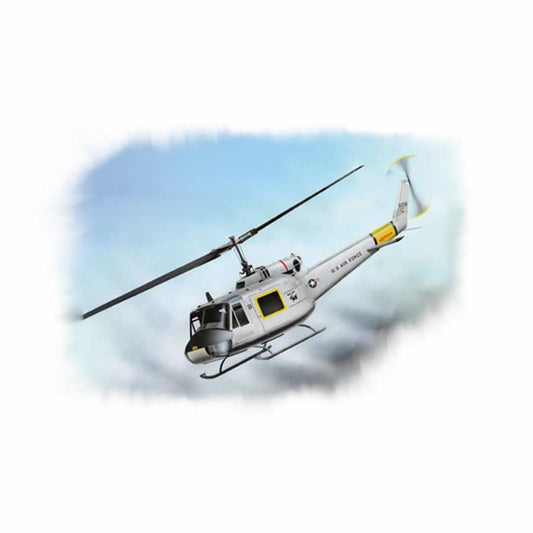 HBM87230 Huey UH-1F Helicopter 1/72 Scale Plastic Model Kit Hobby Boss