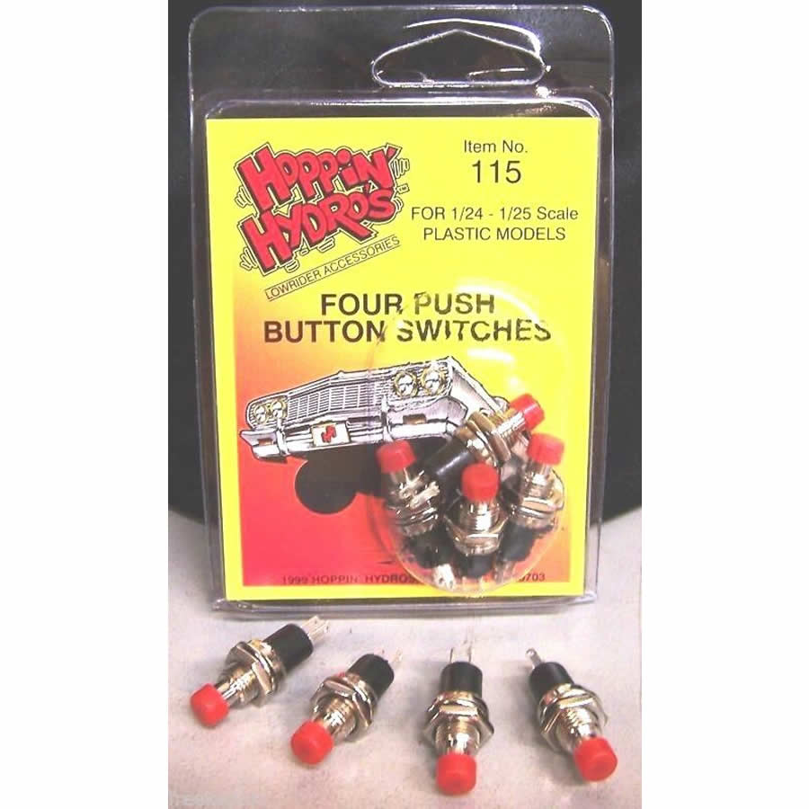 HHD0115 4 Push Button Hydro Switches Hoppin Hydros