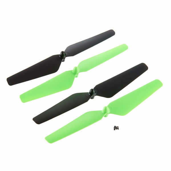 HOBDIDE1110 Prop Set Black and Green Kodo Quadcopter (4) Dromida Main Image