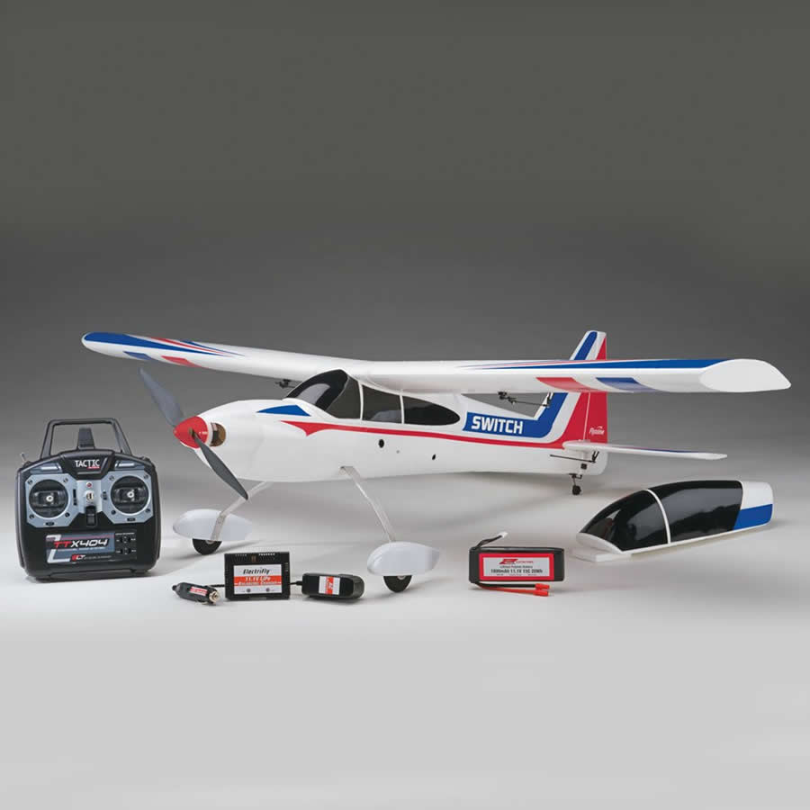 HOBFLZA3300 Switch Sport Trainer RTF Brushless Electric Radio Control Airplane 2nd Image