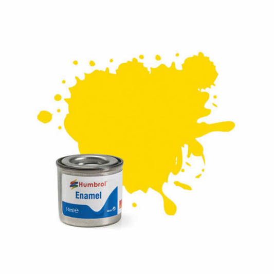 HUMAA0761 Yellow Gloss 14ml Tinlet No 69 Enamel Paint Humbrol Main Image