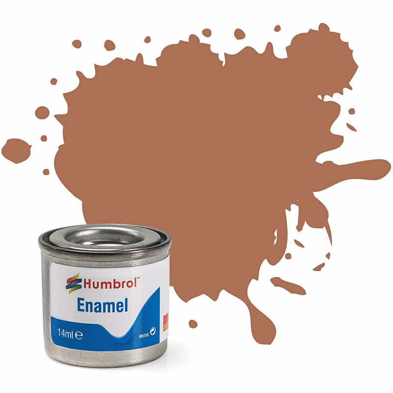 HUMAA1314 Light Earth Matt 14ml Tinlet No 119 Enamel Paint Humbrol Main Image