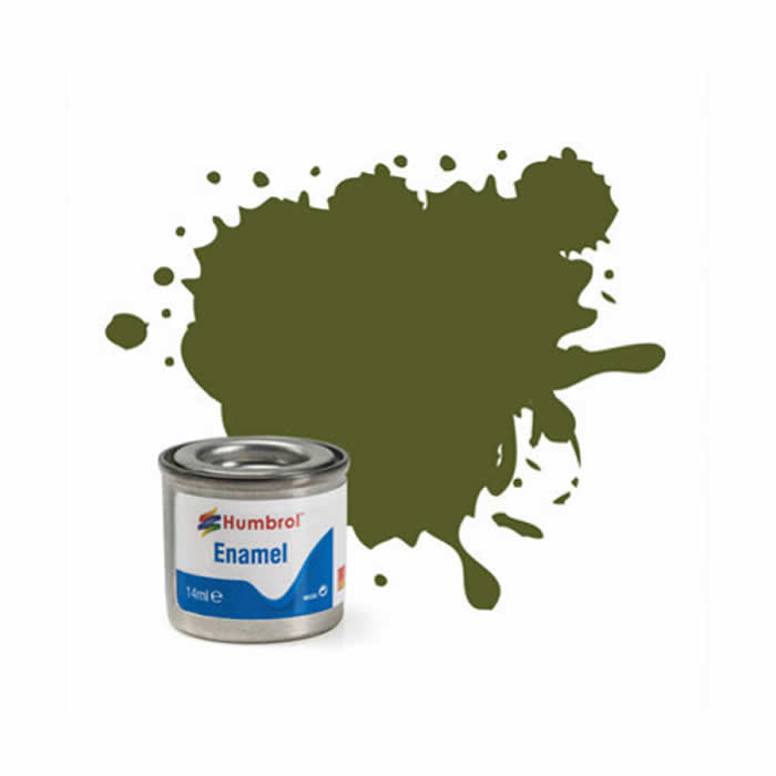 HUMAA1612 Dark Green Matt 14ml Tinlet No 149 Enamel Paint Humbrol Main Image