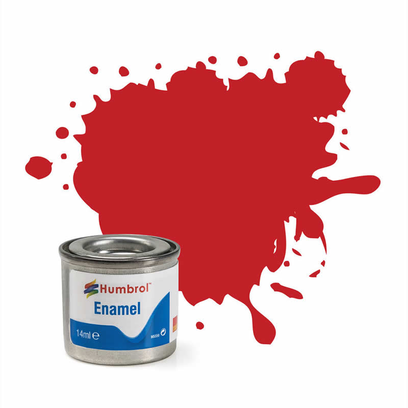 HUMAA6608 Italian Red Gloss 14ml Tinlet No 220 Enamel Paint Humbrol Main Image