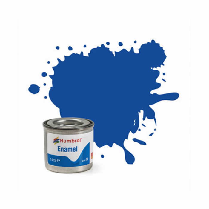 HUMAA7222 Moonlight Blue Metallic 14ml Tinlet No 222 Enamel Paint Humbrol Main Image