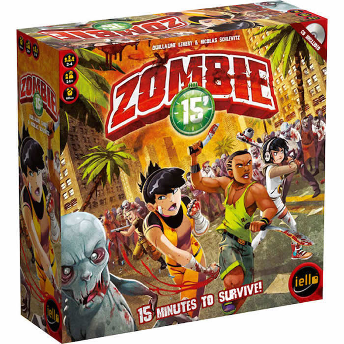 IEL51115 Zombie 15 Minutes Zombie Miniature Game Iello Games Main Image