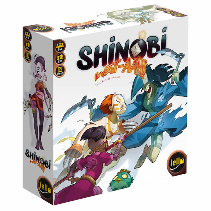 IEL51145 Shinobi Wat Aah Strategy Card Game Iello Games Main Image