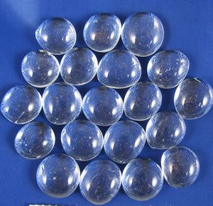 KOP05003 Clear Glass Gaming Stones 20ct Koplow Games Main Image