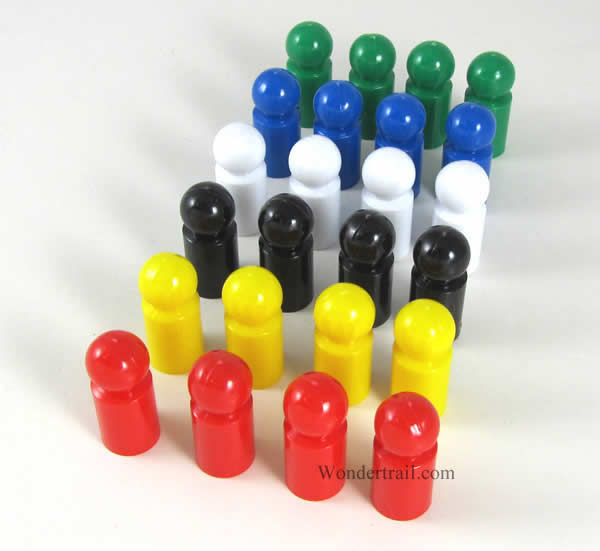 KOP13414 Ball Pawns Game Accessories Assorted Colors Pack of 24 Main Image
