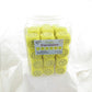 KOP18299 Expressions Dice Yellow Dice Black Faces D6 40mm Pack of 36 2nd Image