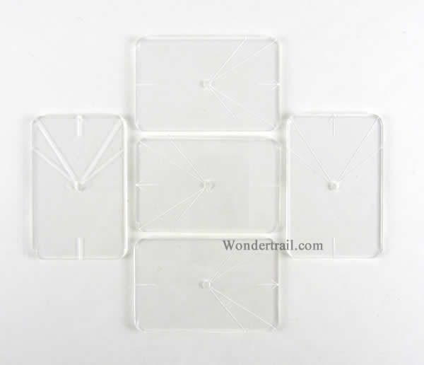 LAOAFS0305 Wings of War: Rear Fire Arc Bases 5ea Main Image