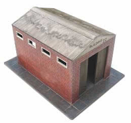 LAOGCB011 Tall Garage 28mm Scale Main Image