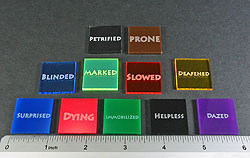 LAOTS091 Fantasy RPG Condition Tokens, Players Set Main Image