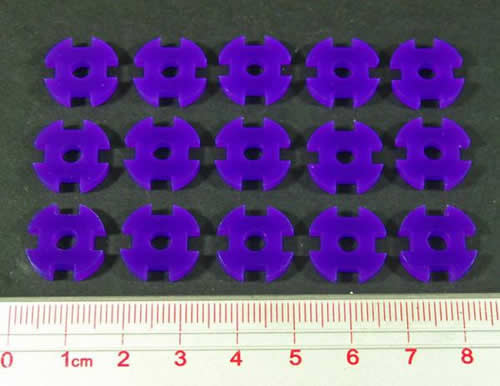 LAOTS391PPL Net Hacker Tracking Game Tokens Purple (15) Main Image