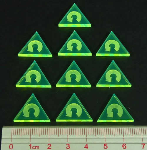 LAOTS413FGR Space Fighter Barrel Roll Game Tokens (10) Main Image