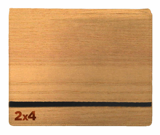 LGNBN2X4D Vinyl Binder 2X4 8 Pocket Woodgrain Legion Premium Supplies Main Image