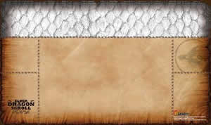 LGNPLMEDW Elder Dragon Hide Art Playmat (White) by Legion Main Image