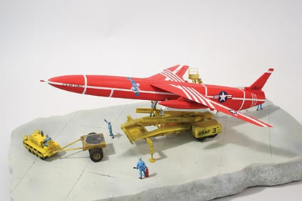 LIN91001 Snark Intercontinental Guided Missle 1/48 Scale Plastic Model Kit Main Image